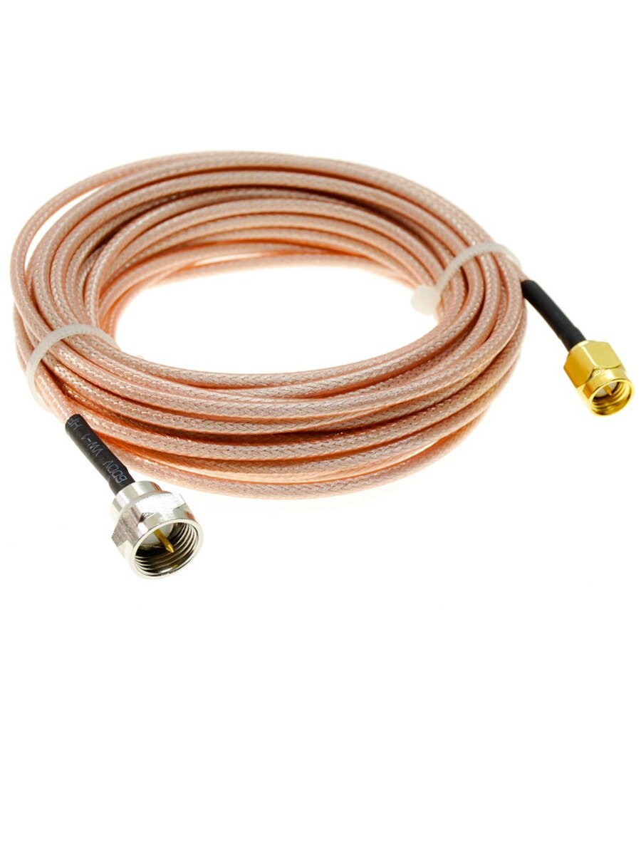 RG316 SMA MALE to F MALE Connector Lot Coaxial Jumper RF Pigtail Cable