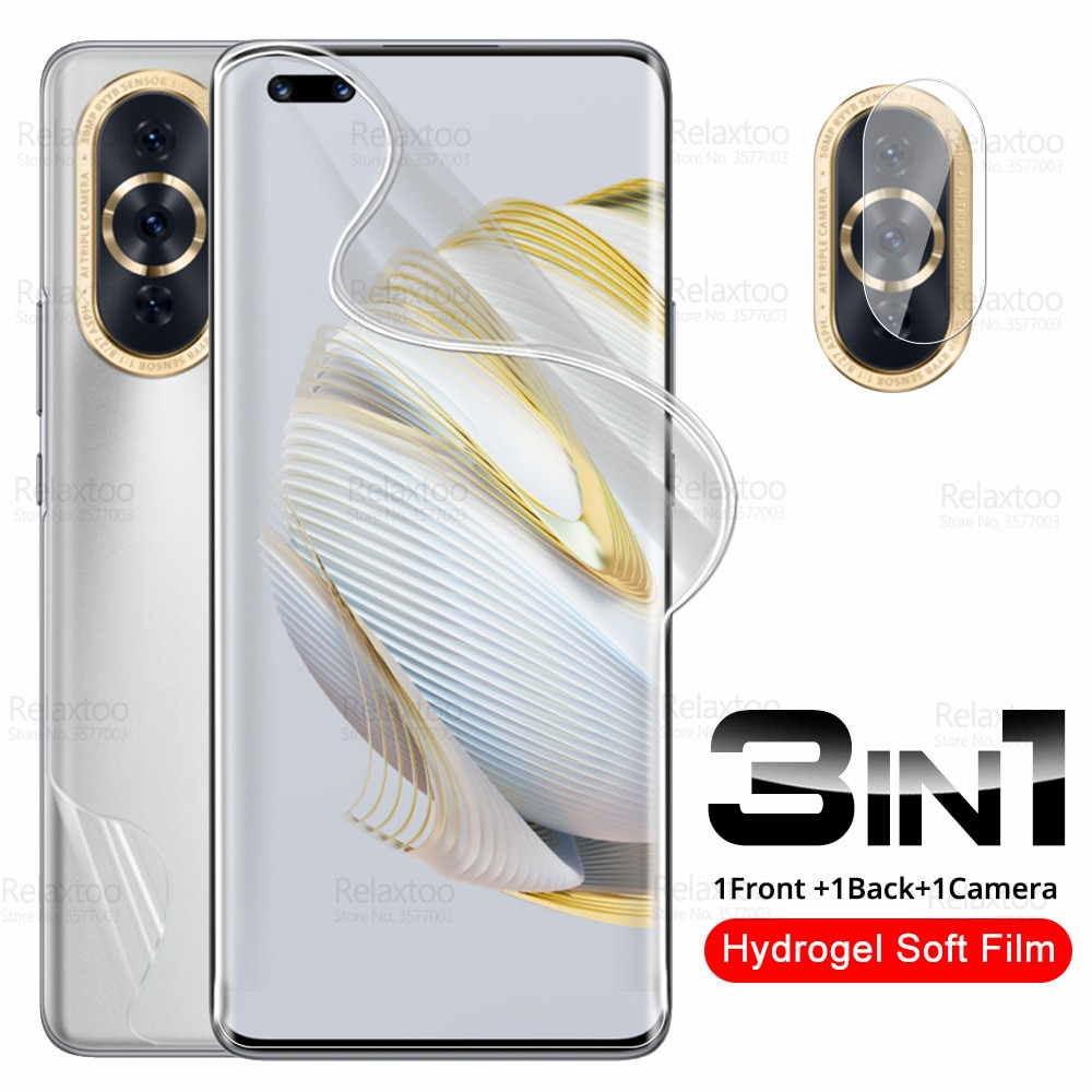 3To1 Hydrogel Film For Huawei Nova 10 Pro Camera Glass Back Front Soft Film Huawey Nova10 10Pro Nova10Pro 4G Screen Protectors