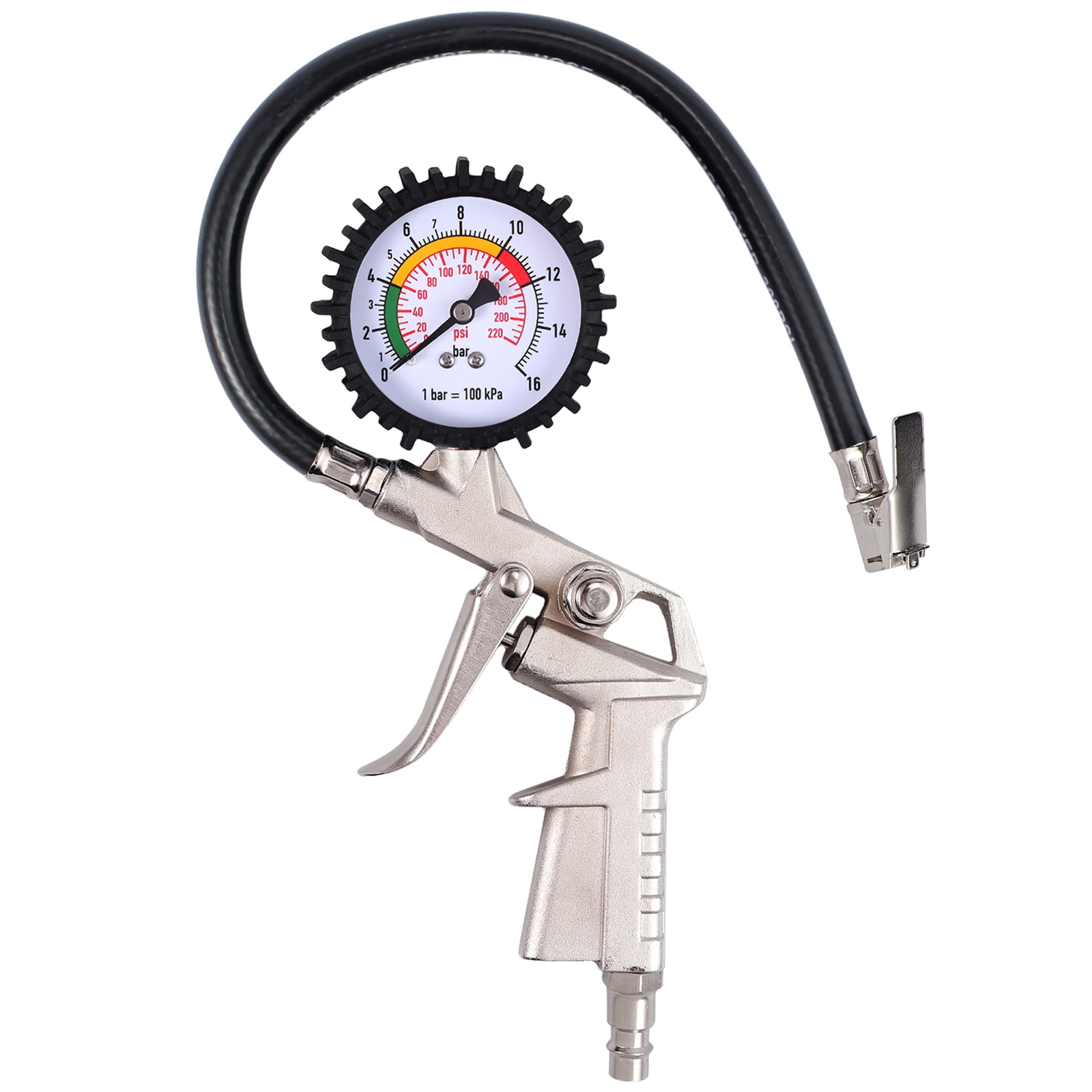 AUTOUTLET 200PSI DTI Digital Tire Inflator Gauge with Gauge Car Tyre Inflator Gauge 16 Bar Air Compressor Auto Car Van Tire Tool