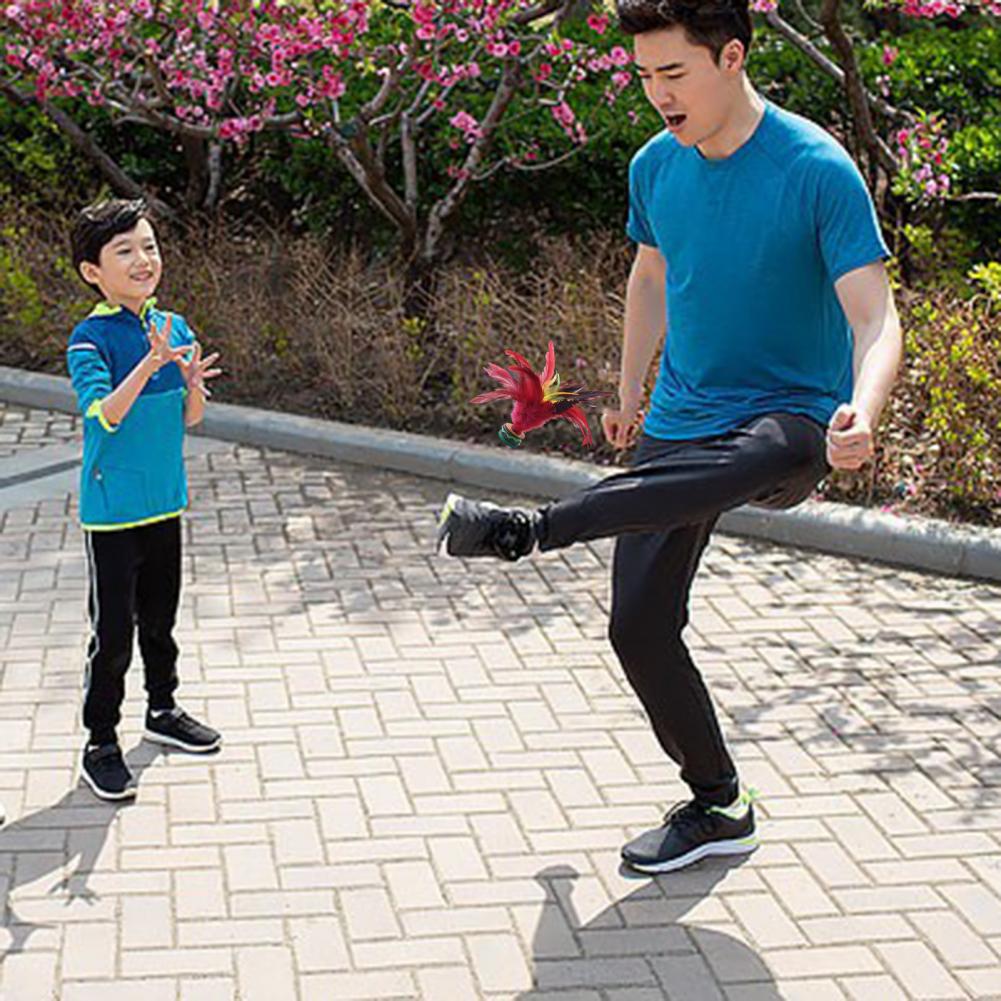 Portable Kicking Shuttlecock Kick-resistant Easy to Play 20cm Chinese Shuttlecock Handmade Shuttlecock for Adult