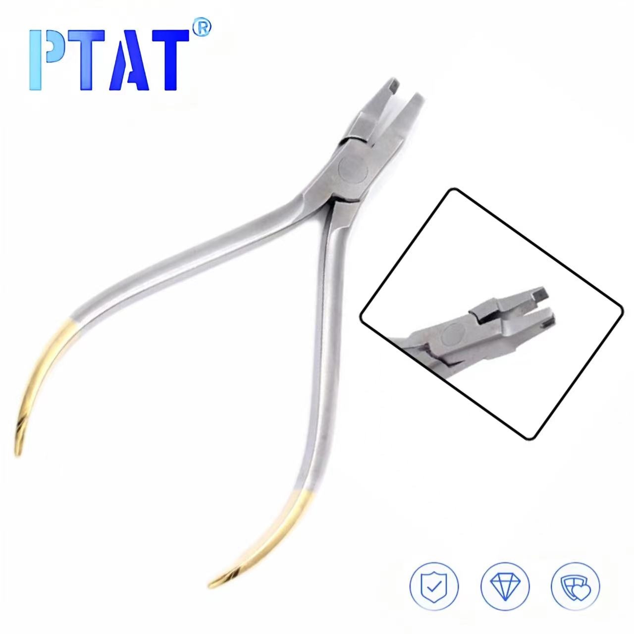 Dental Orthodontic Stainless Steel Crimping Plier Crimpable Hook Pliers Hook Placing Plier Universal Type Dentist Instrument