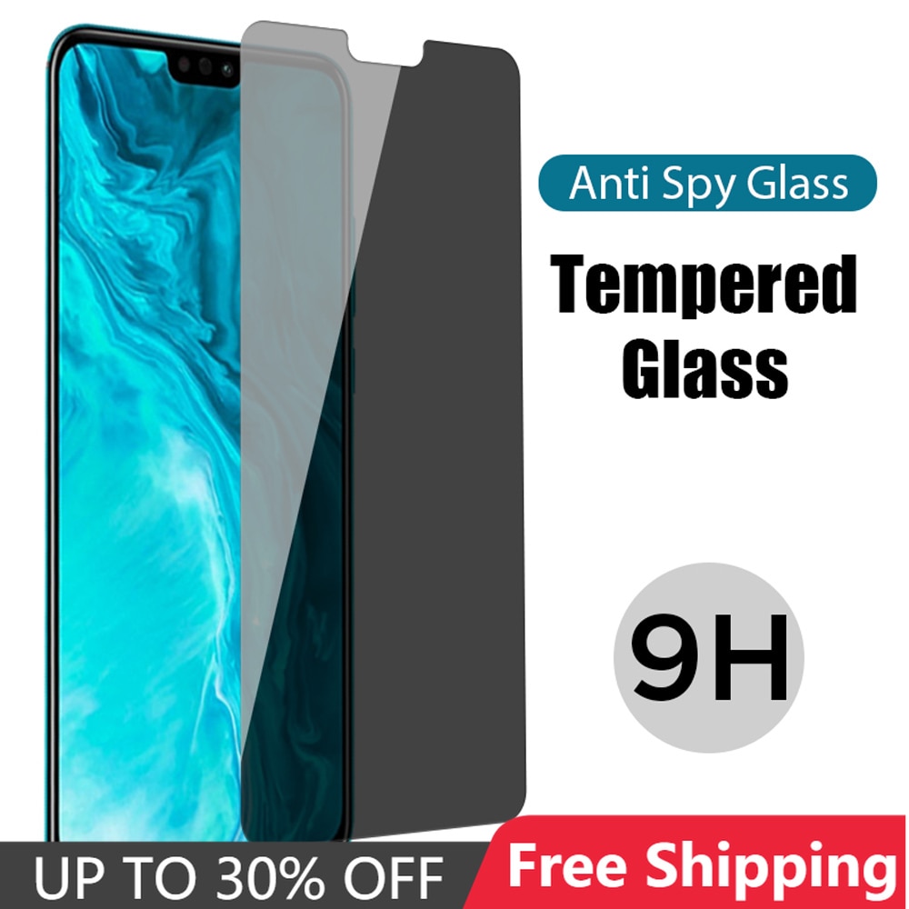 Anti spy screen protector for Realme GT 5G X50 X50M 5G X7 X3 X2 Q2 Pro XT X Lite Q2i Q Full Cover Privacy Tempered Glass films