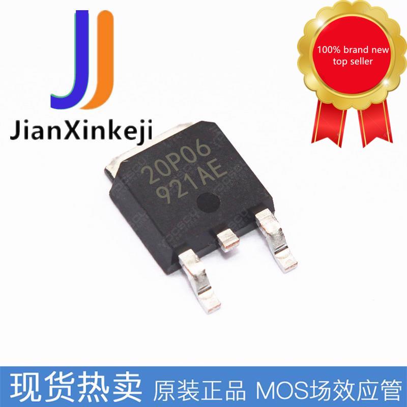 20pcs 100% orginal new CEU20P06 20P06 P channel 13A 60V MOS field effect tube TO252 patch in stock