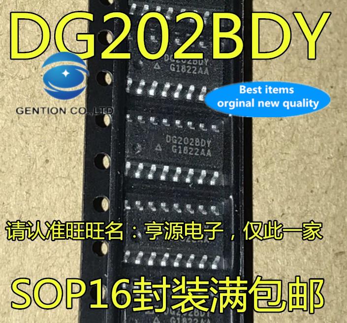 10pcs 100% orginal new in stock DG202BDY DG202 DG202DY analog switch chip SMD SOP16