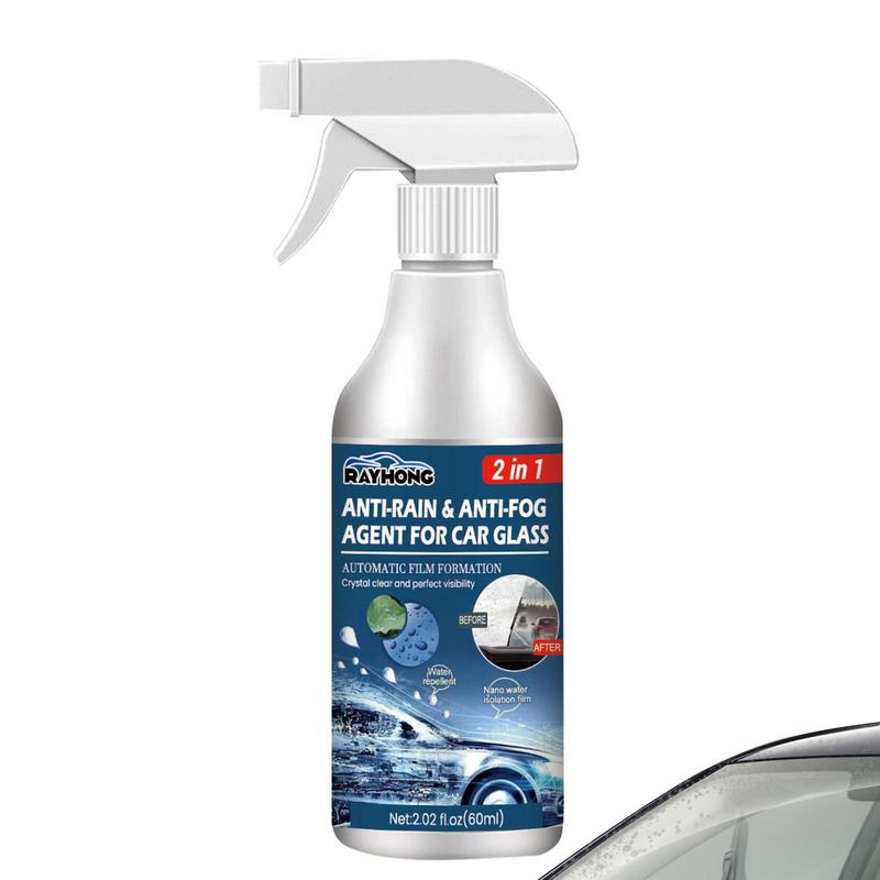 Defogging Spray Auto Glass Film Coating Agent 2 Fl Oz Defogger Cleaner Spray Prevents Fog On Eyeglasses Sunglasses AR Coatings