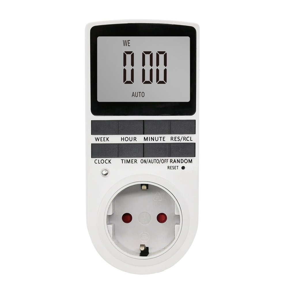 Socket Large Screen Timing Switch Electronic Timer Digital Multi-function Timers Kitchen Indoor Sockets