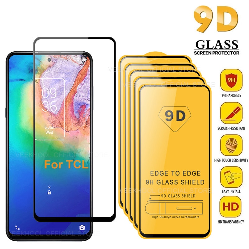 9D Glass for TCL 20 SE 20L Plus 20S 10L L10 Pro 5G Anti Explosion Protective Screen Protector Film for TCL