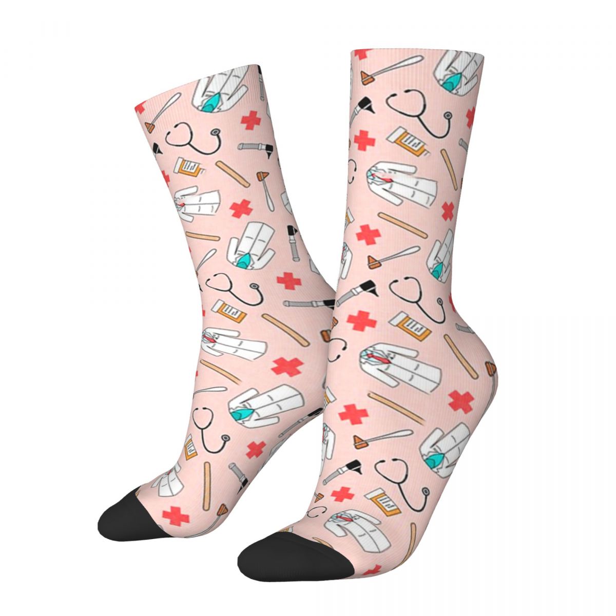 Medical Themed For Doctor Socks Men's Women's Polyester Fashion Socks Harajuku Spring Summer Autumn Winter Socks Gift
