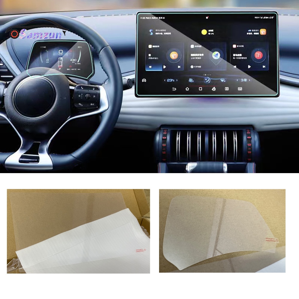 For BYD ATTO 3 Atto3 Yuan Plus 2022 2023 Car GPS Navigation Screen Protector Cover Protective Film Tachometer Screen Accessories