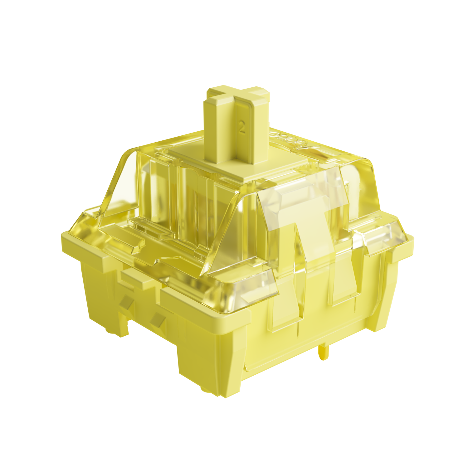 Akko V3 Pro Cream Yellow Switches 5 Pin 50gf Dustproof Stem Linear Switch Compatible with MX Mechanical Keyboard (45 pcs)