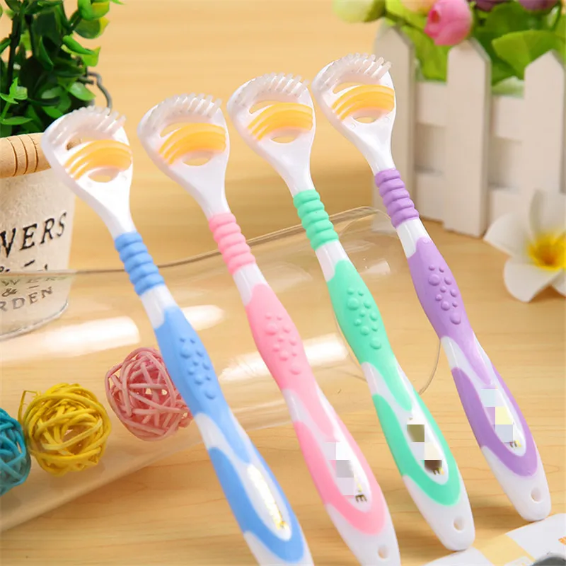 Dual Side Dental Care Cleaner Brush Scraper Oral Tongue Clean Breath Health Tool For Adults Multi Color Clean Tongue Tools