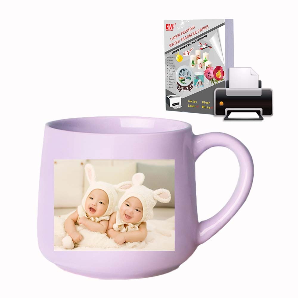 Affordable Ceramics Glass Waterslide Decal Underglaze Transfer Paper A4 Color Laser Water transfer paper