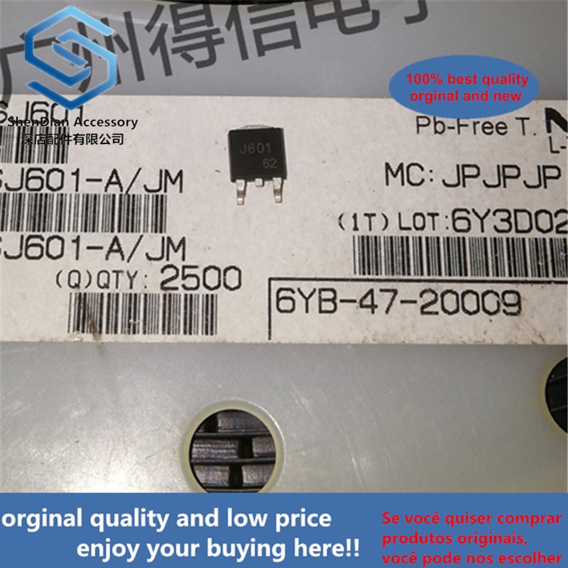 20pcs 100% new and orginal 2SJ601 J601 36A60V P-channel FET SOT-252 in stock