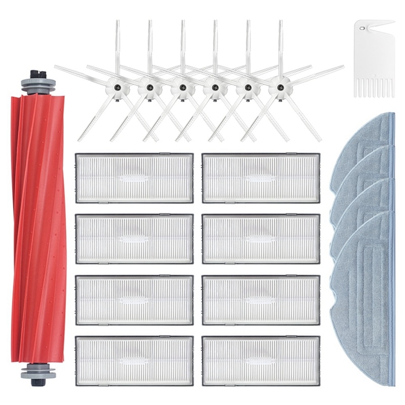 Mop Cloth Main Brush Side Brush HEPA Filters For Xiaomi Roborock T7S T7 Plus T7S Plus S7 Vacuum Cleaner Spare Parts