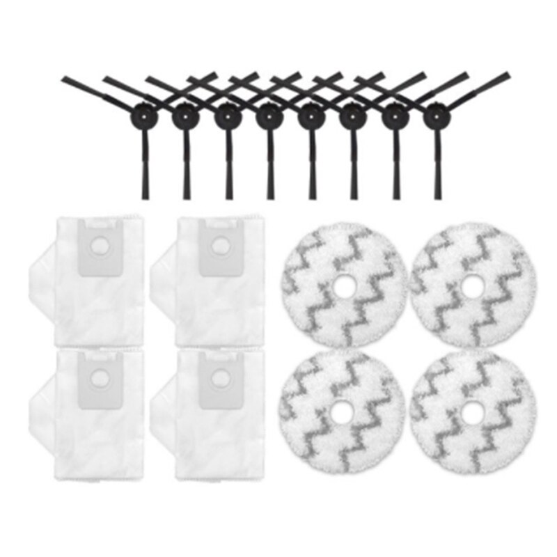 Side Brush Mop Cloth Rag Dust Bag Replacement For Roidmi Eva Smart Robot Vacuum Cleaner Robotic Spare Parts Accessories