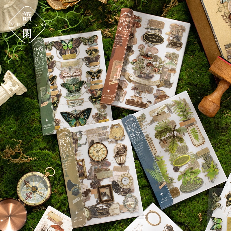 8pcs/lot Kawaii Scrapbook Sticker Morning Valley Scrapbooking Supplies diary Planner Decorative Craft Stationery Sticker