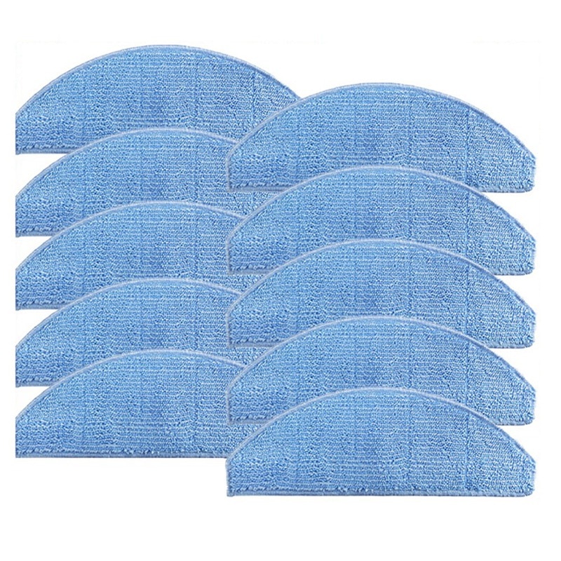 10 PCS Robot Vacuum Cleaner Spare Mop Rag Cloth Wipe Replacement Accessories Parts For Cecotec Conga 8090 Ultra