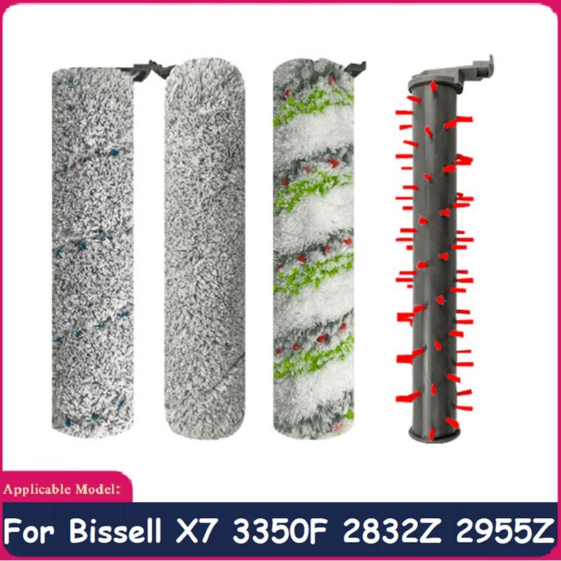Main Roller Brush Pet Brush Main Roller Brush Replace For Bissell X7 3350F 2832Z 2955Z Cordless