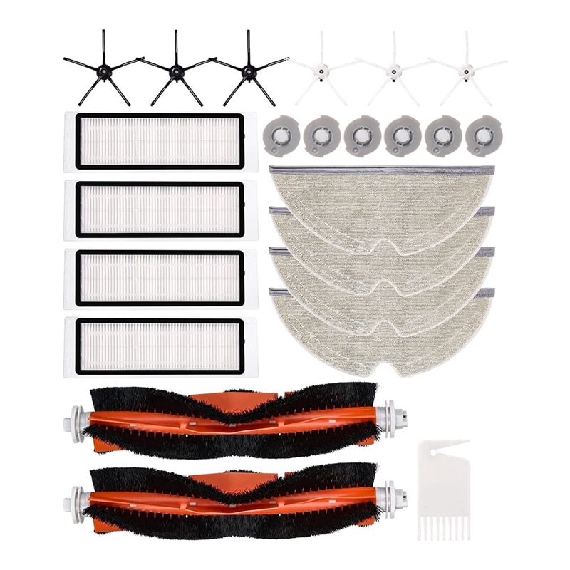 Main Brush Side Brush Hepa Filters Compatible For Roborock S5 S5max S6 Vacuum Cleaner Parts