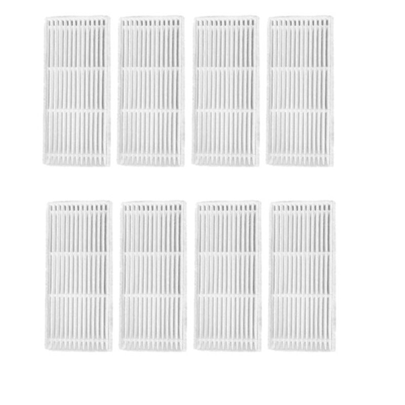 8Pcs Robot Vacuum Cleaner HEPA Filter For Midea VCR03 Robot Vacuum Cleaner Brush Parts Accessories