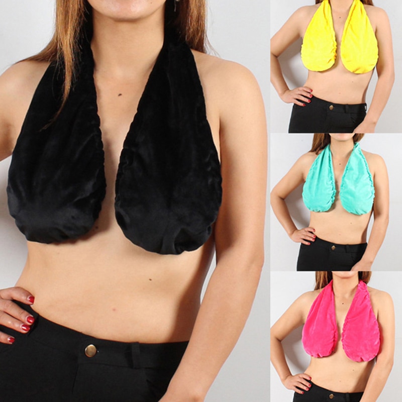 1PC Hot Sale Women Breast-feeding Tube Top Towel Bra Bath Towel Hanging Neck Tube Top Sport Towel Bra Breathable Sexy Towel Bra