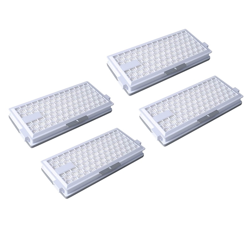 4 Pack HEPA Filters For Miele Airclean SF-HA 50 Filters Models S4,S5,S6,S8,S8000,S6000,S5000,S4000,Complete C1& C2 &C3
