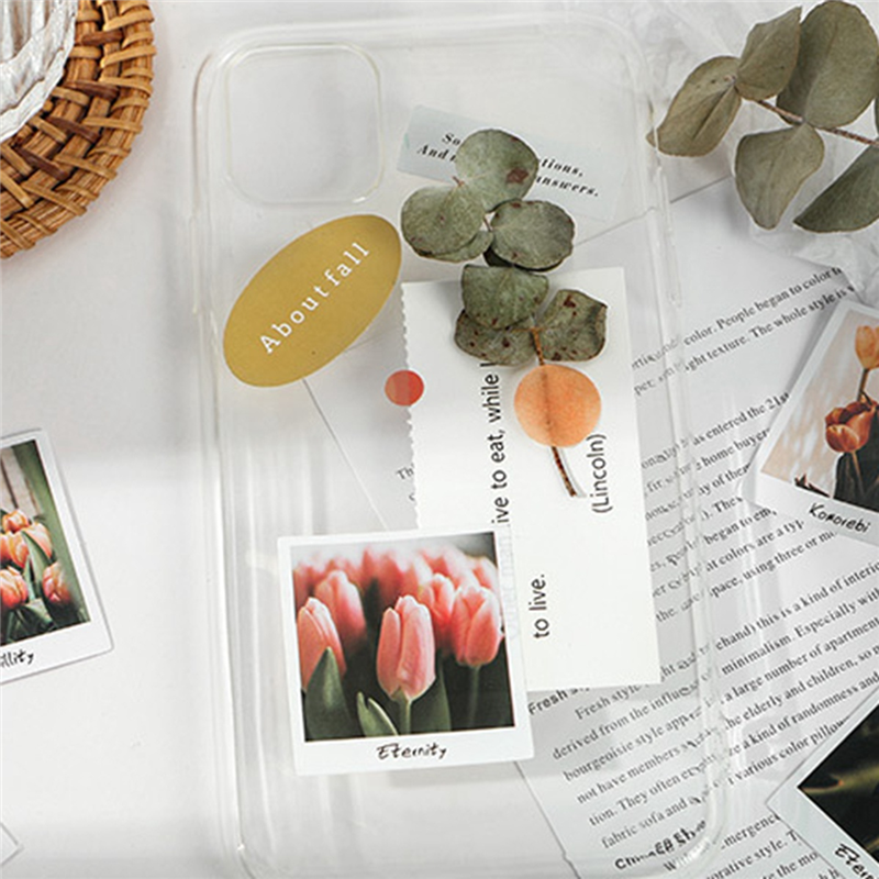 160Pcs Ins Style Dots Flowers Mini Box Stickers Planner Scrapbooking Planner Japanese Decorative Stationery