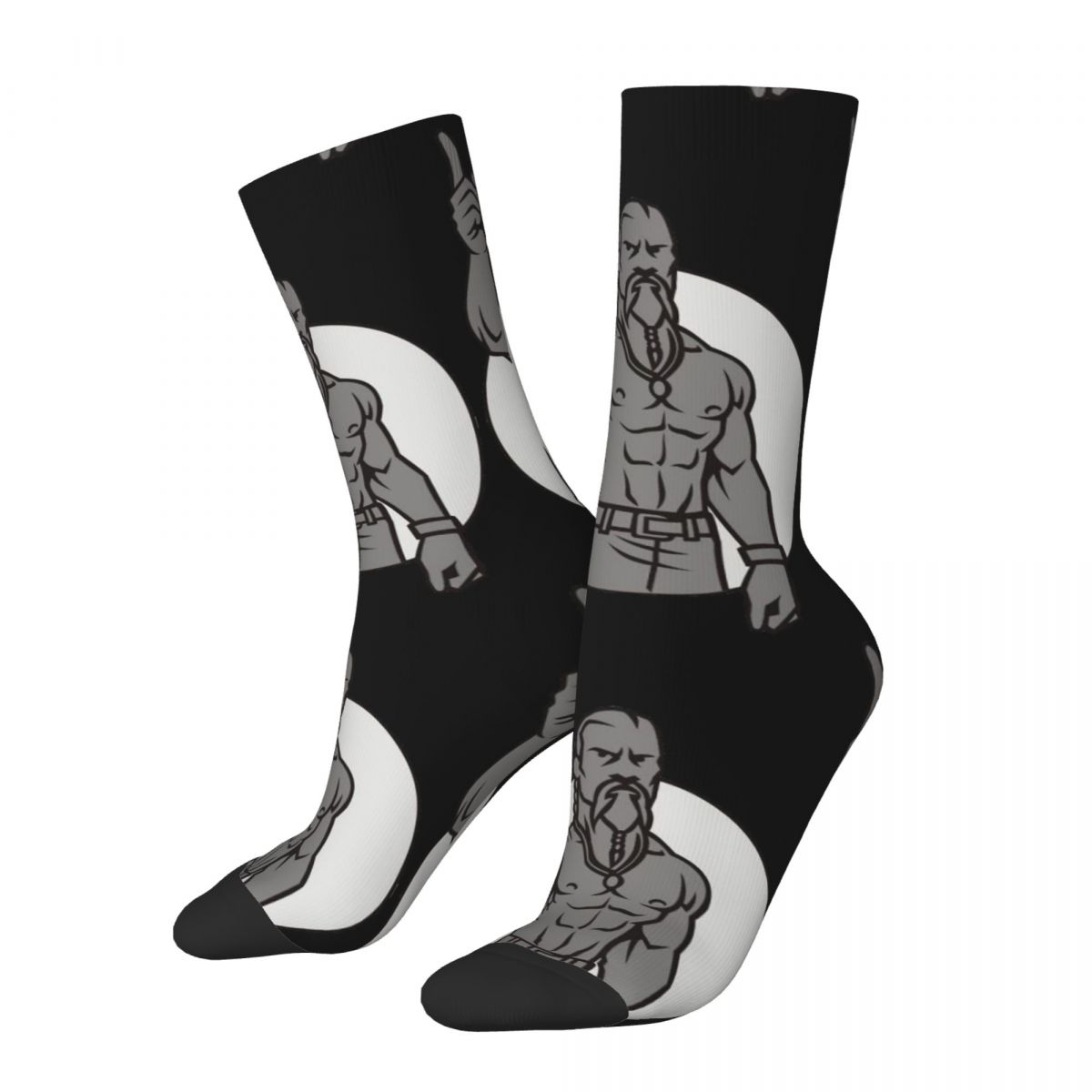 Funny Happy Men's Socks Techno Viking Vintage Harajuku Dance Mode Street Style Novelty Pattern Crew Crazy Sock Gift Printed