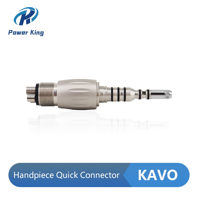 Dental Coupler LED 4 Holes Coupling for Kavo Multiflex Fiber Optic Connector High Speed Handpiece Air Turbine Quick Adaptor