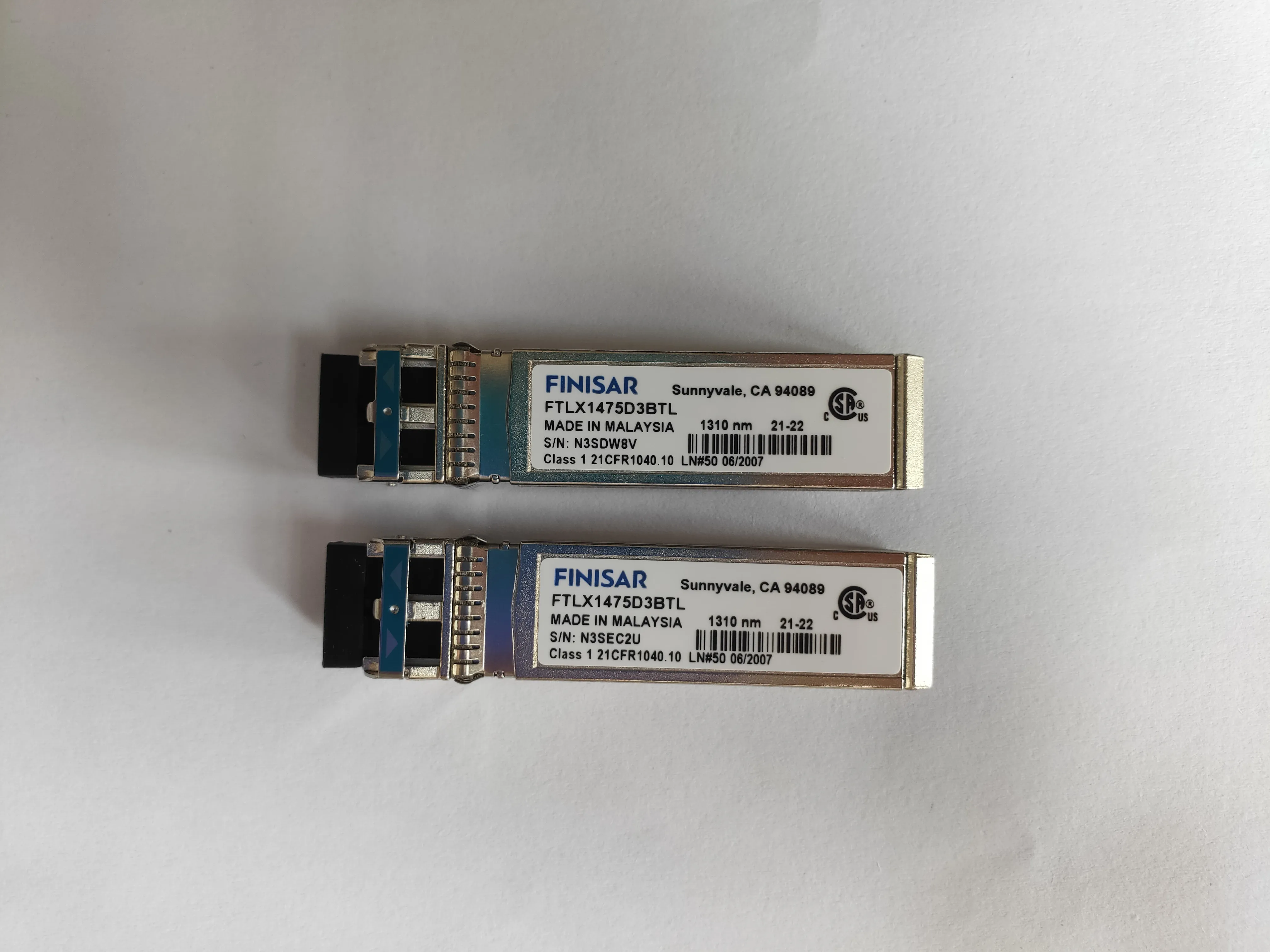 Finisar Sfp Optical Fiber 10GB/FTLX1475D3BTL/Lc-Lc 10G 1310nm 10km Single-Mode Optical Transceiver