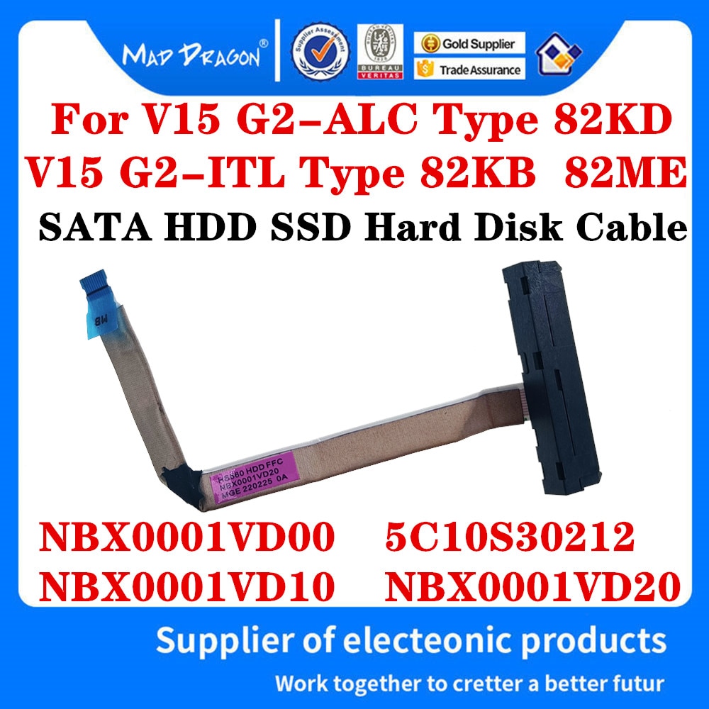 NBX0001VD20 5C10S30212 For Lenovo V15 G2-ALC V15 G2-ITL IdeaPad 3-15ADA6 3-15ALC6 3-15ITL6 Laptops 2.5 '' HDD Hard Dis