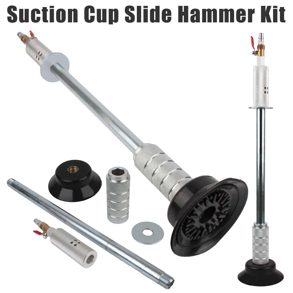 Slide Hammer Tool Kit Air Pneumatic Dent Puller Car Auto Body Repair Suction Cup High Efficiency Tools Car Dent Repair