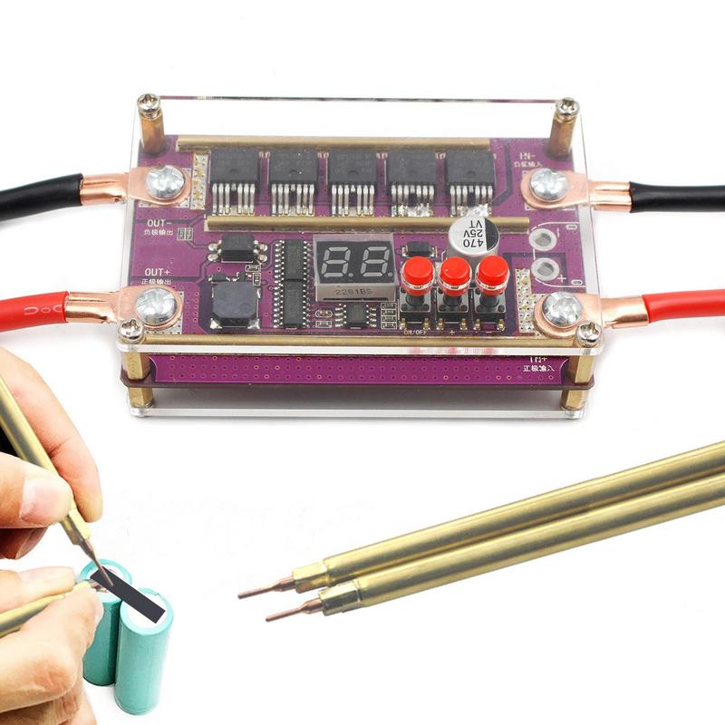 Battery Spot Welder Kit DIY Mini Spot Welder With 99 Gears Power Adjustable Spot Welder Kit For Welding