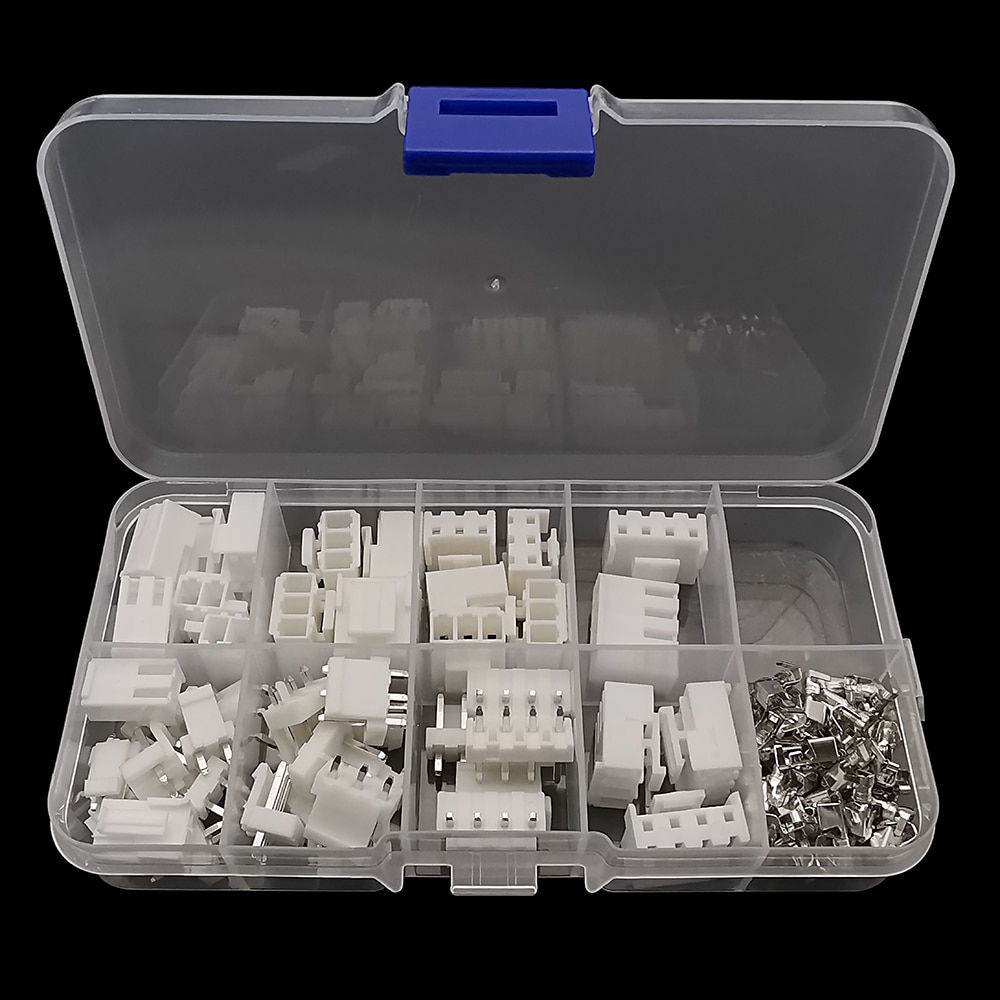 120Pcs VH3.96 3.96mm Pitch 2/3/4Pin Male Plug+Female Socket Housing Terminals Connector Straight Needle