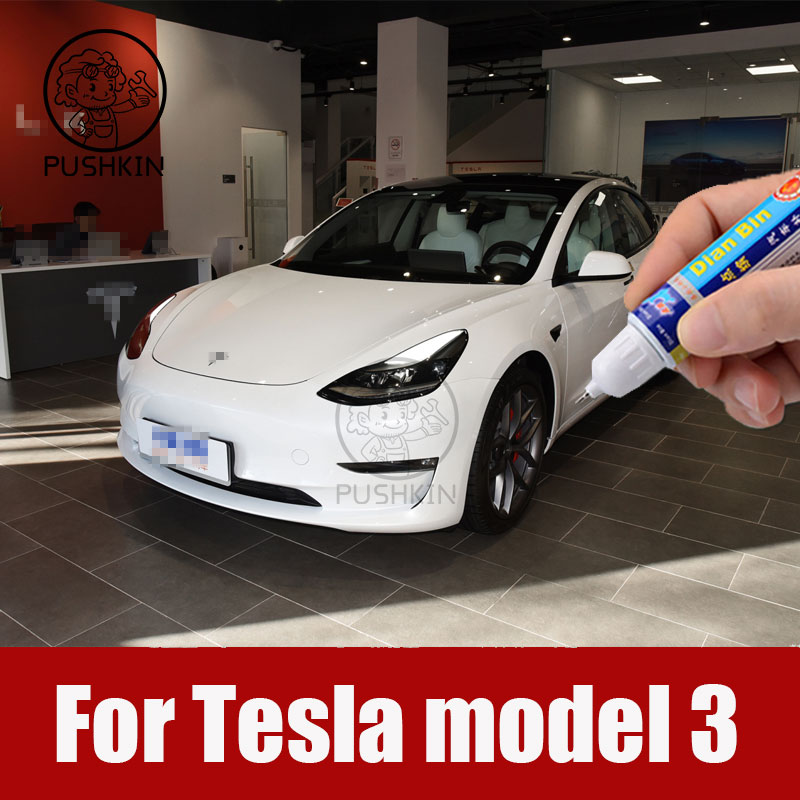 For Tesla Model3 Model 3 Car Coat Scratch Clear Repair Colorful Paint Pen Touch Up Waterproof Care Car accessories