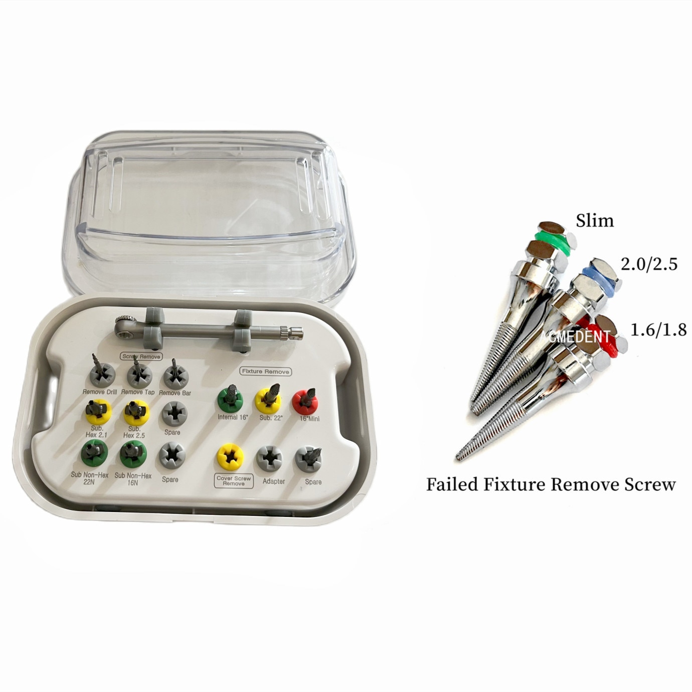 Broken Screw Extractor Remove Dental Implant Pick Up SOS Kit or Only 3Pcs Screw