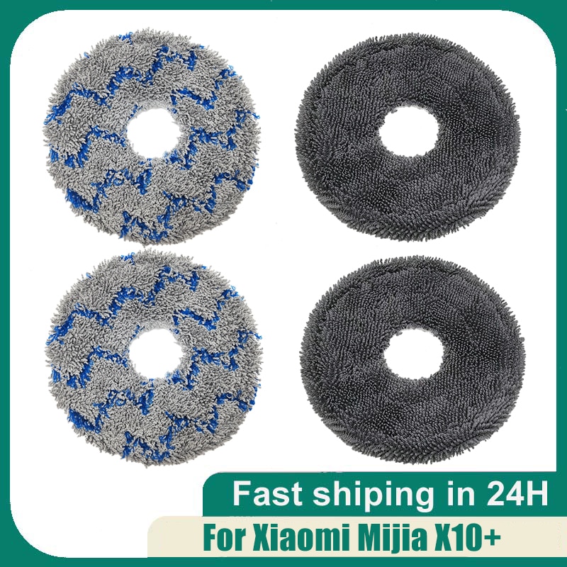 Mop Cloth For Xiaomi Mijia Omni Robot X10+ Vacuum Cleaner Parts Mop Pads Stent Washble Mop Rags Replacements Accessories