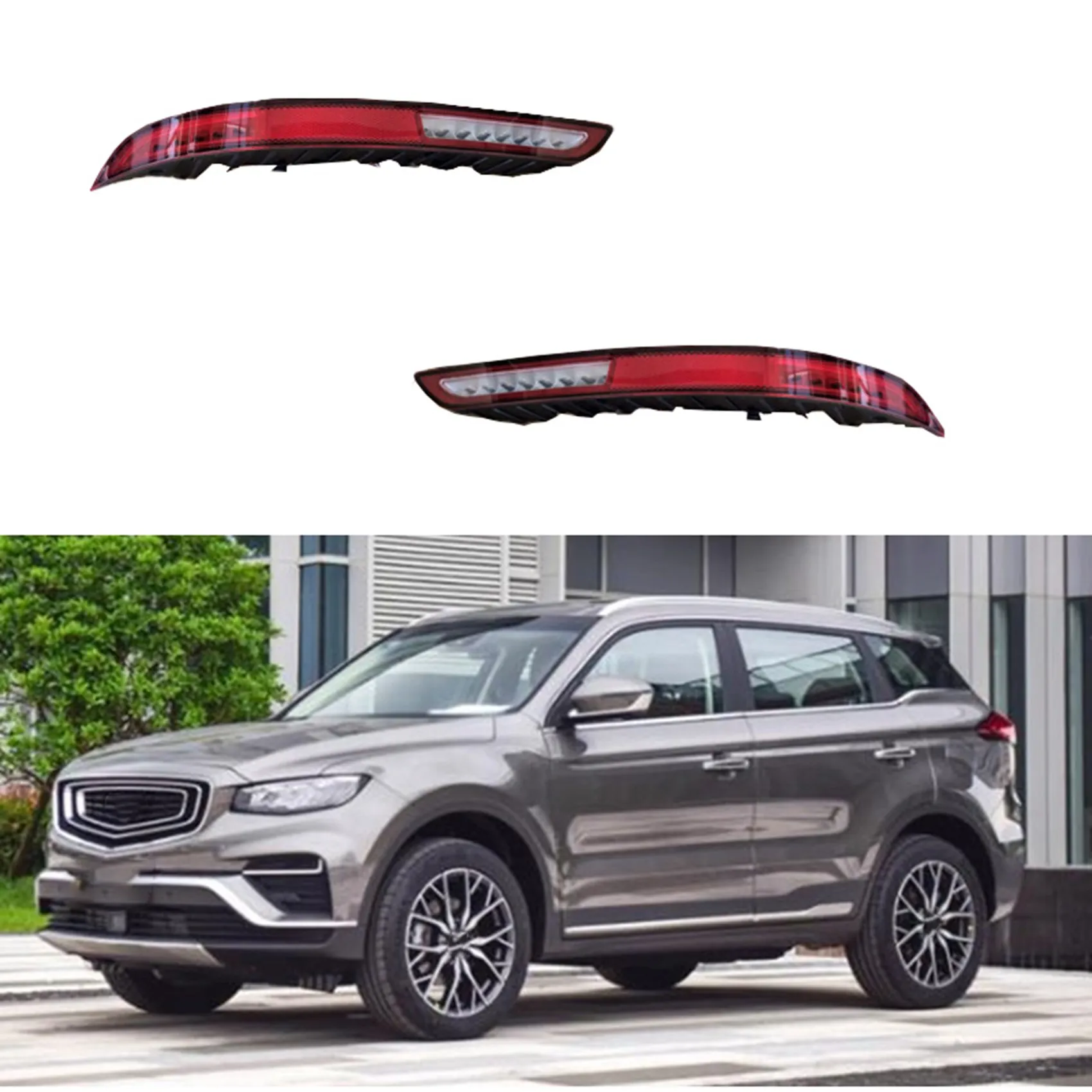1 Piece Rear Fog Light Reflector Rear Bumper Reflector For Geely Atlas Pro Azkarra Boyue Right