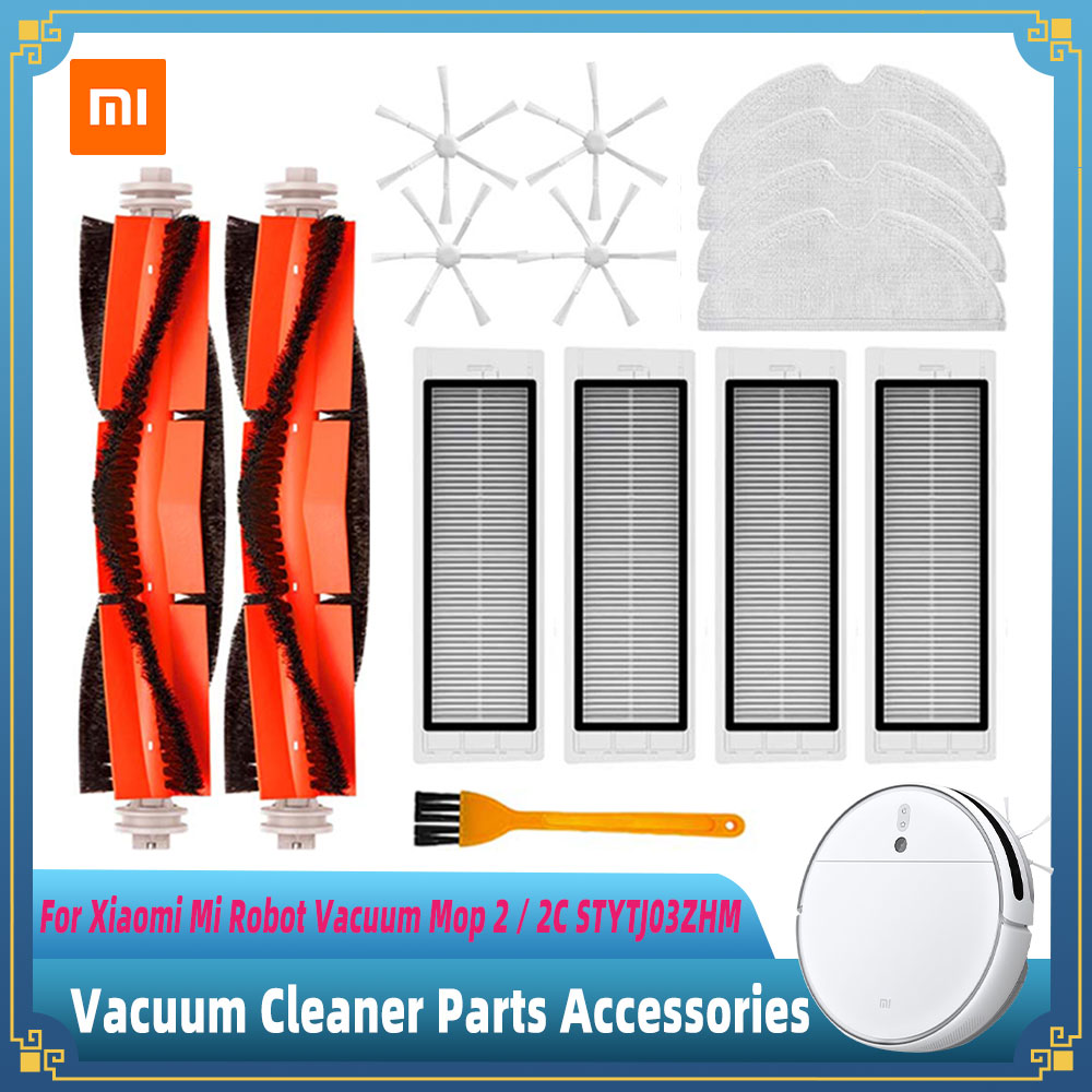 For Xiaomi Mi Robot Vacuum Mop 2 /Xiaomi Mijia 2C STYTJ03ZHM Replacement Spare Parts Accessories Main Side Brush Hepa Filter Mop