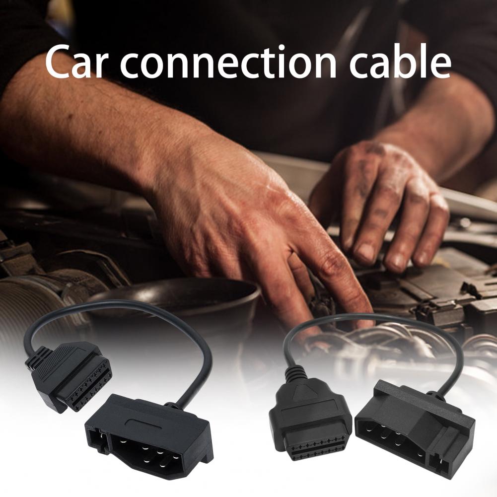 Useful Connecting Line High Reliability Durable Convertor Adapter Cable OBD2 Auto Diagnostic Connector Adapter