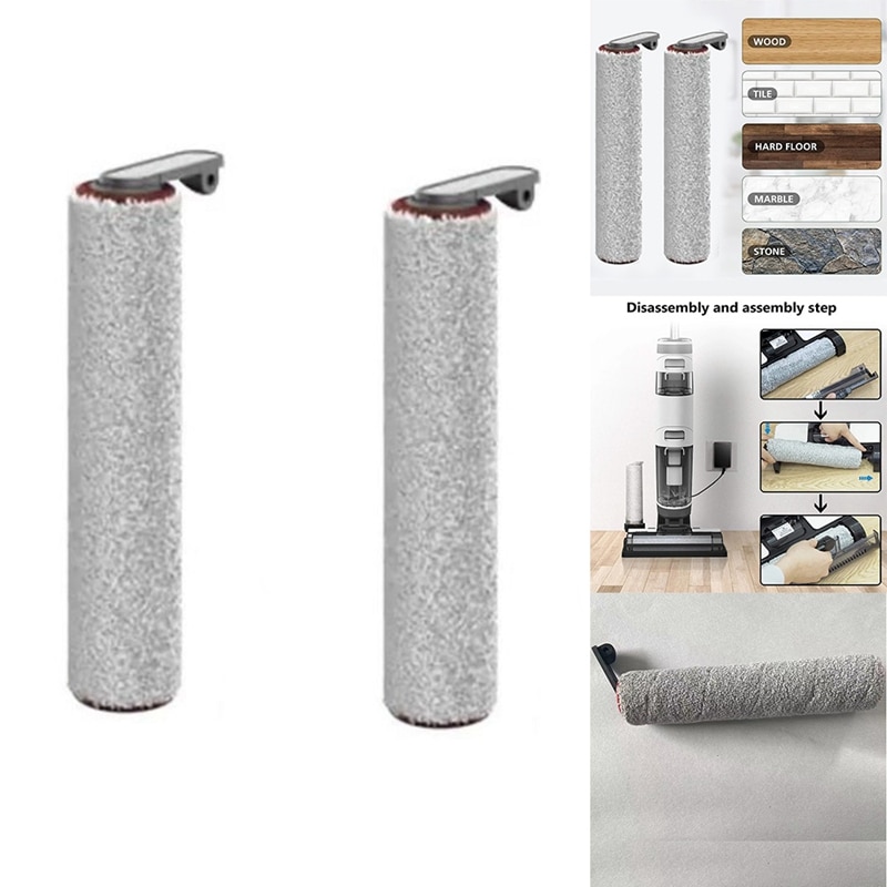 Replacement Roller Brush For Xiaomi Dreame H12 Pro Wet And Dry Vacuum Cleaner Spare Parts Accessories