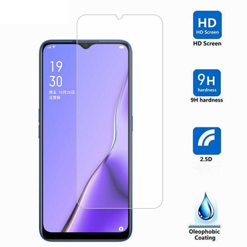 Glass For OPPO A17 A17K A1k A5s A7n A9x AX5s F11 Pro K3 Screen Protector Tempered Glass Protect Temper 9H 2.5D