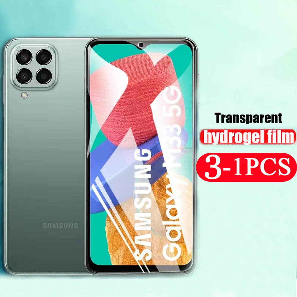 3/2/1Pcs 9D For Samsung Galaxy A53 5G Not Glass hydrogel film A73 A03 A03s A13 A23 A33 M52 M22 M23 M13 M33 M53 phone film cover