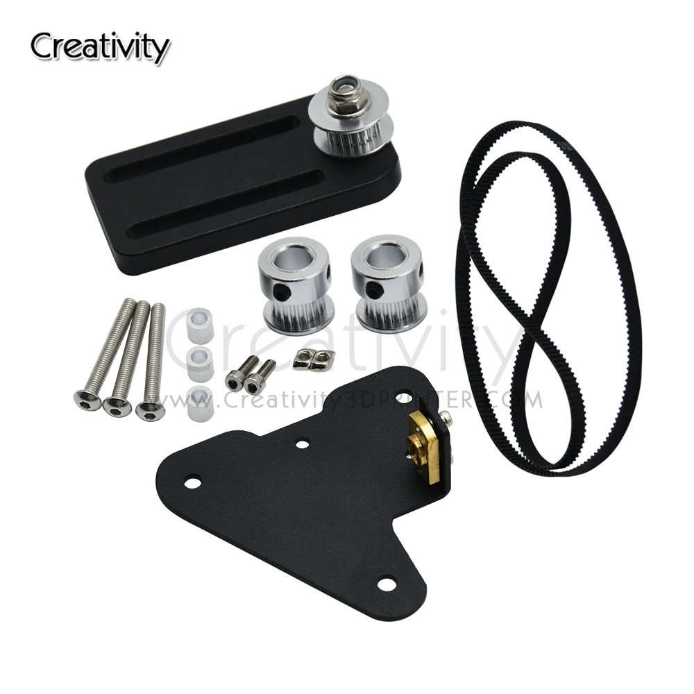3D Printer Aluminum Parts Dual Z Axis Timing belt width 6mm Gear 20 Teeth Inner Suitable For CR-10/Ender-3 series printers