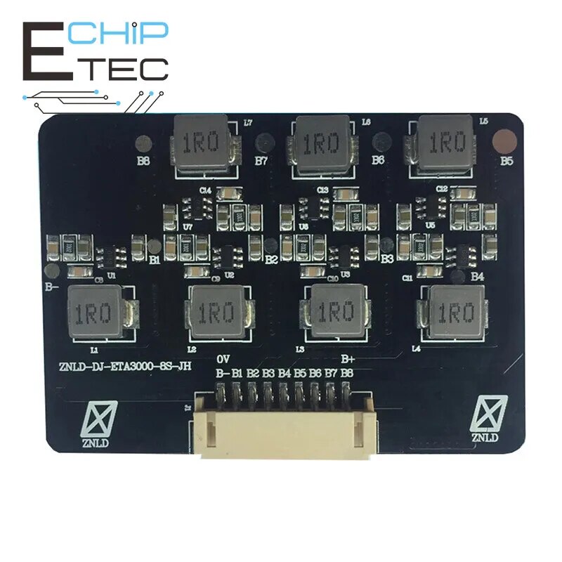 Free shipping 2-8S 1.2A Balance Li-ion Lifepo4 LithiumBatteryActive EqualizerBalancerInductiveEnergyTransfer Board BMS3S4S5S6S7S