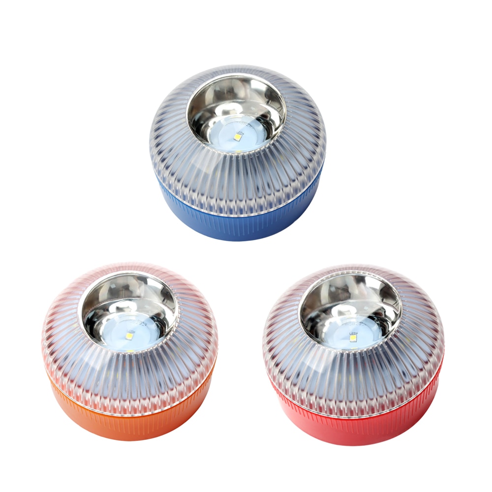 1* 3.7V 5W Multi-function LED Warning Light Yellow White/Red White/Blue White LED Emergency Strobe Working Light Universal
