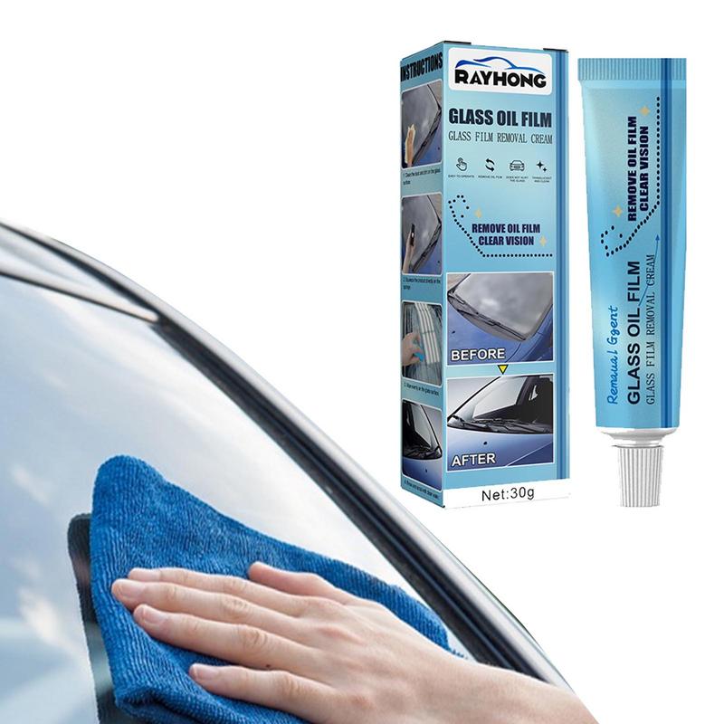 Glass Oil Film Removal Agent Glass Oil Film Removing Auto Car Glass Polishing Ater Spots Cleaning Oil Film Remover For Bathroom