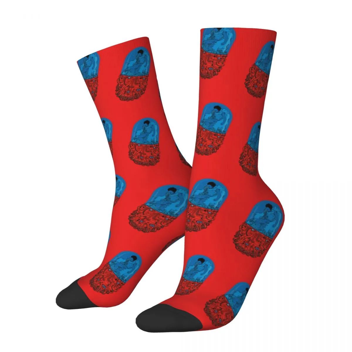 Fashion Men's Socks Harajuku Akira Capsule Socks Stuff Cute Skateboard Unisex Socks