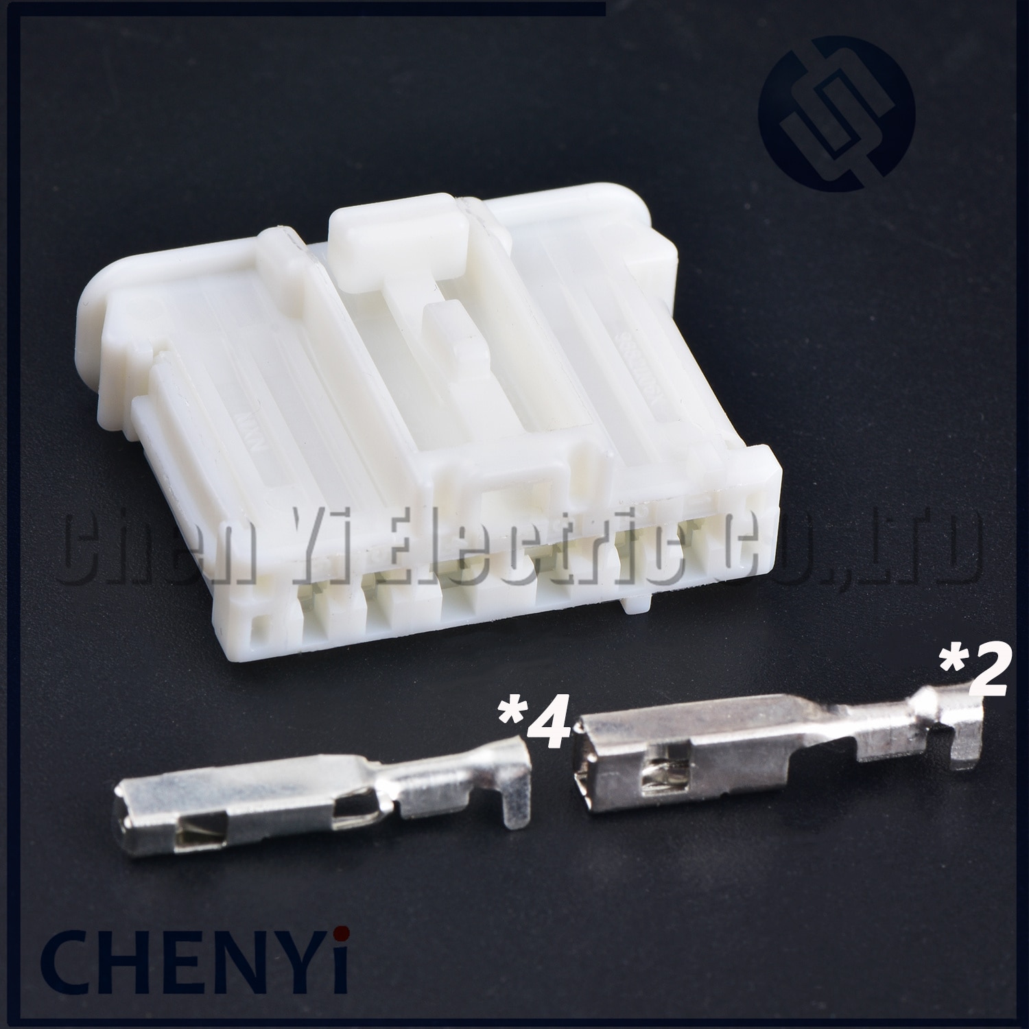 White 6 Pin Automotive Rear Taillight Light Lamp Plug Hybrid Connector Auto Socket 01040409329 For Peugeot 307 Citroen renault