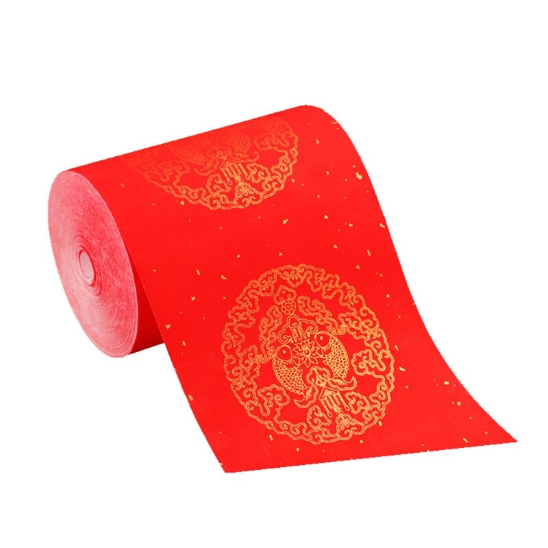 Chinese New Year Spring Festival Couplets Papers Blank Couplets Red Calligraphy Rice Papers for Home Wall Door Wedding
